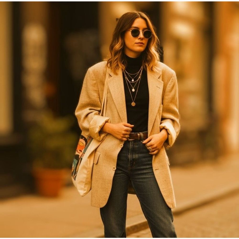 Vintage Peddler ‘Natural Shoulder’ linen blazer from San Francisco
